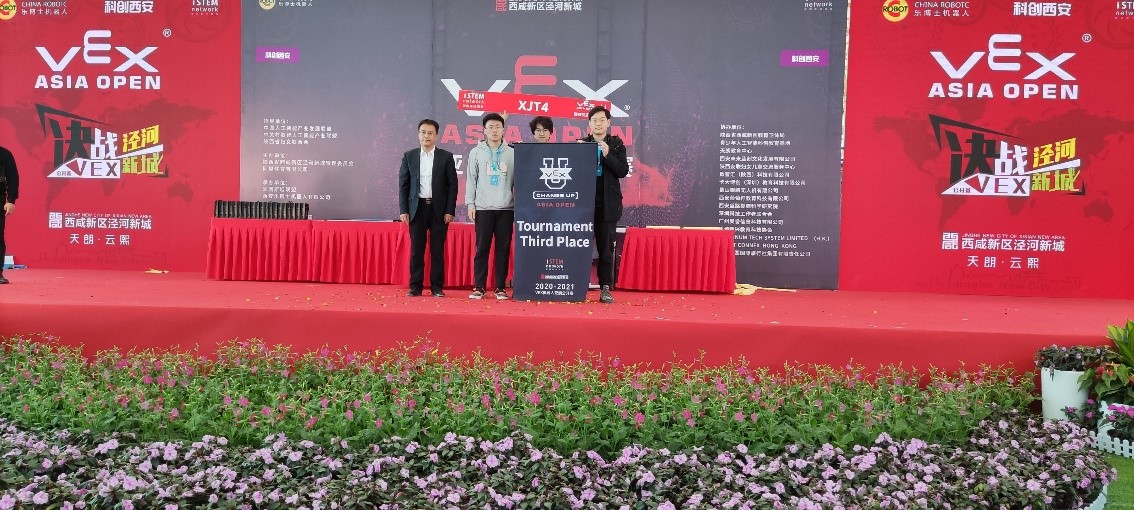 Robot Team of XJTU achieved great success in the VEX Robot Asian Open